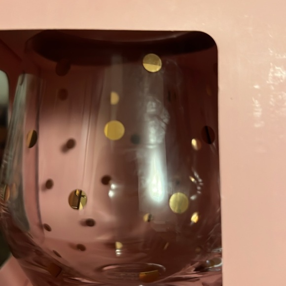 COPY - Kate spade New york Larabee dot Gold set of 4 glasses - Picture 2 of 3